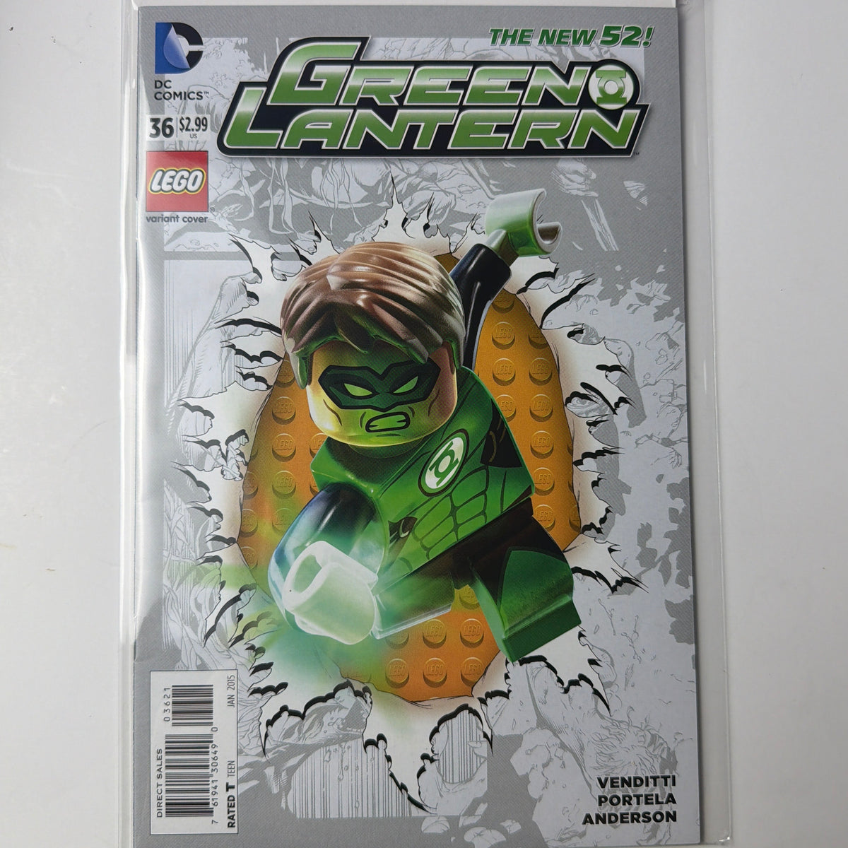 Green Lantern #36 Lego Variant