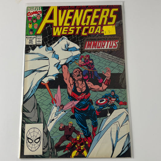 Avengers west coast #62