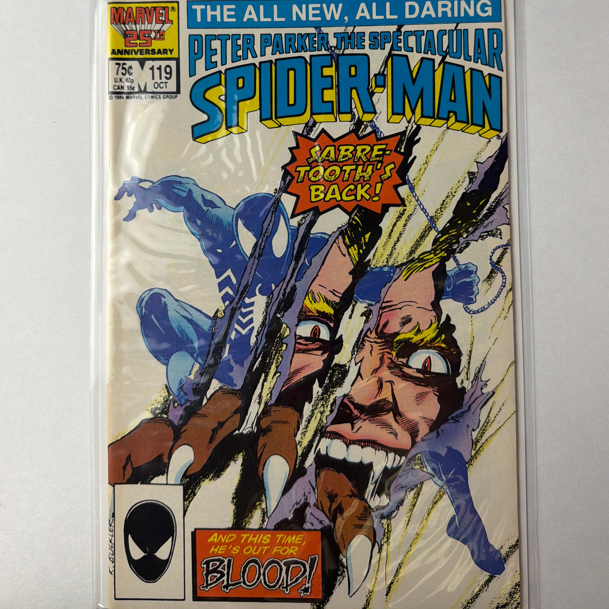 Peter Parker, The Spectacular Spider-Man #119 (FN+)