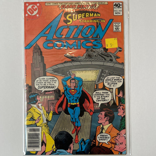 Superman Starring in Action Comics #501