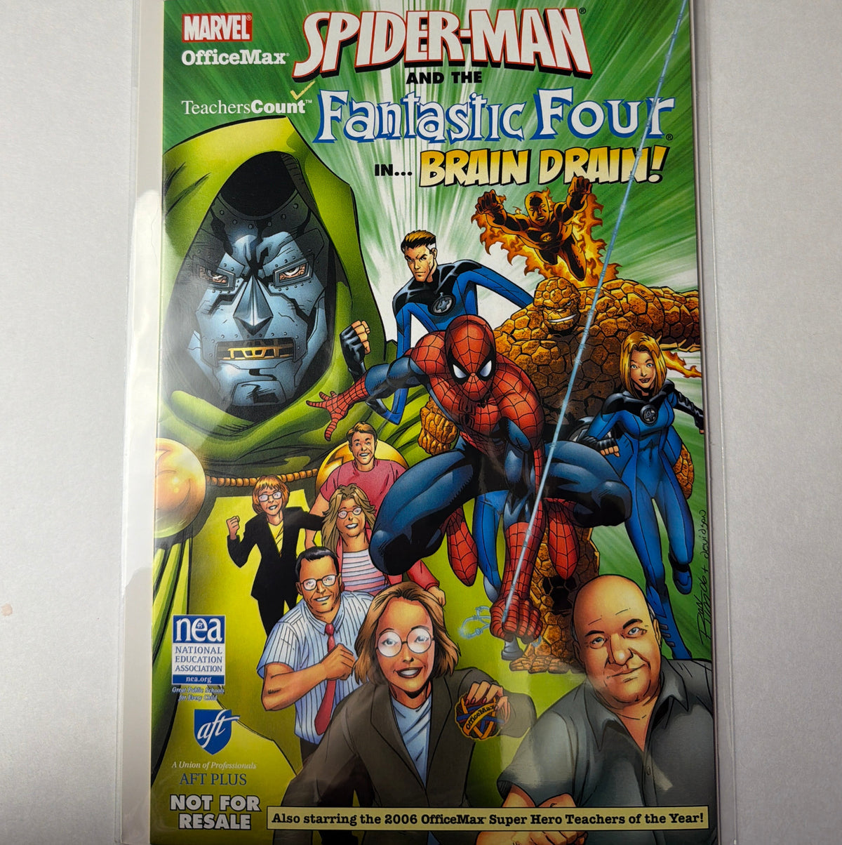 Spider-Man and the Fantastic Four in Brain Drain #1