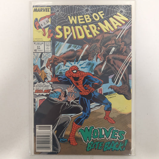Web of Spider-Man #51 Newsstand