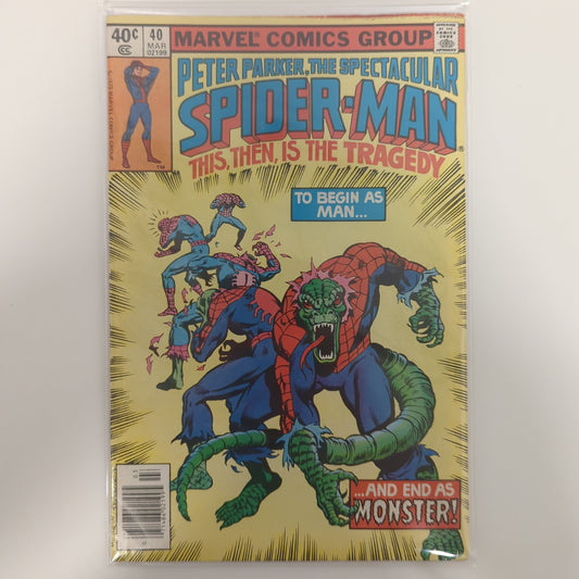 Peter Parker The Spectacular Spider-Man #40 Newsstand
