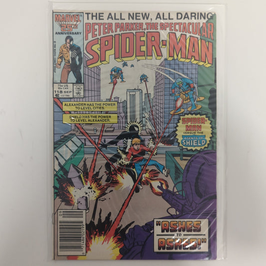Peter Parker The Spectacular Spider-Man #118 Newsstand