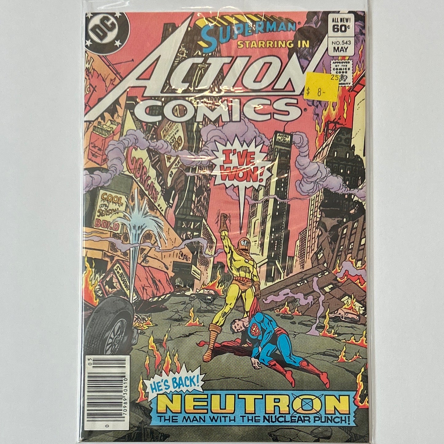 Superman Starring in Action Comics #543