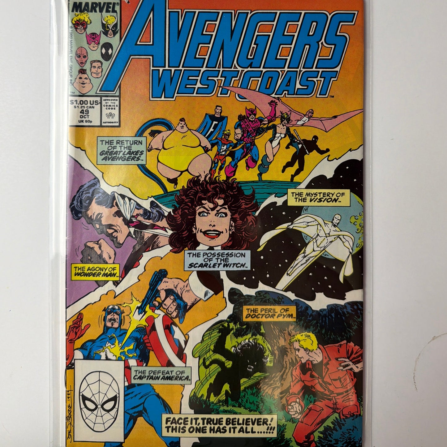 Avengers West Coast #49