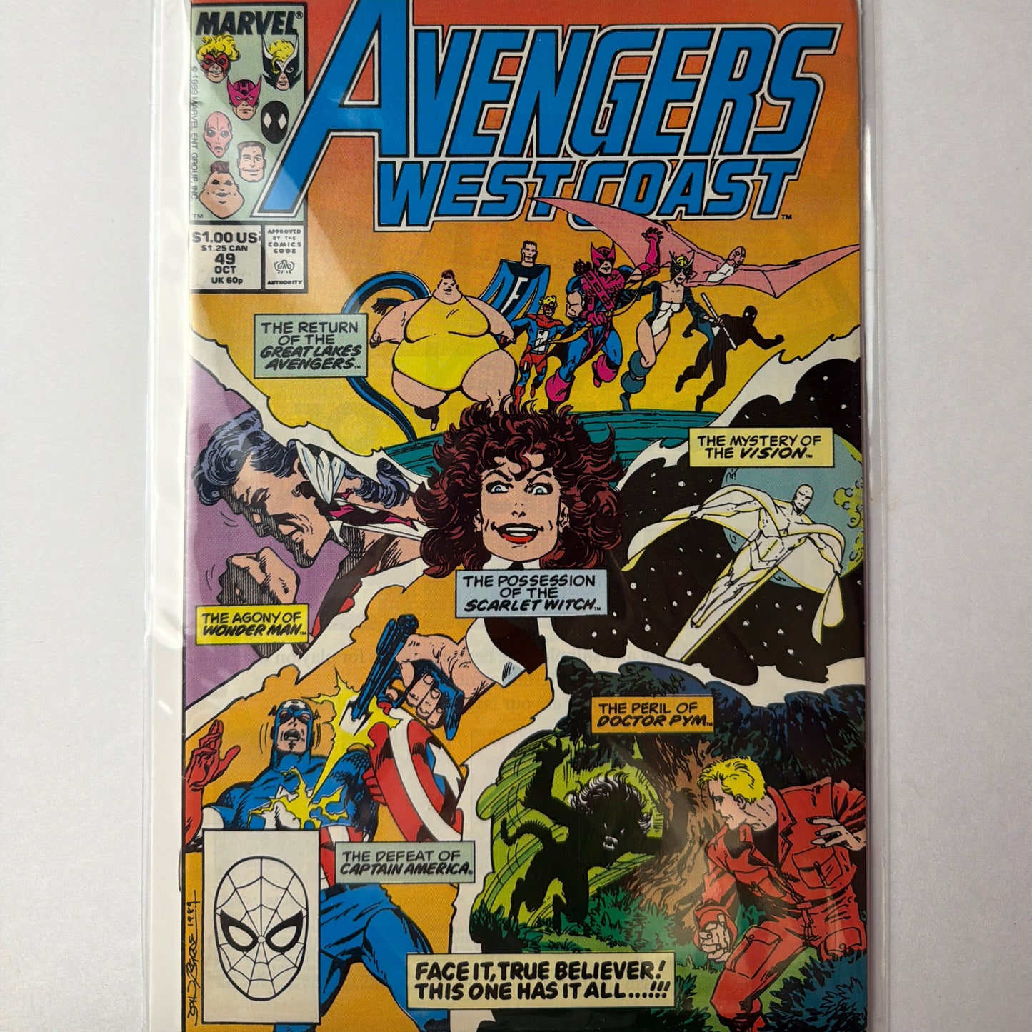 Avengers West Coast #49