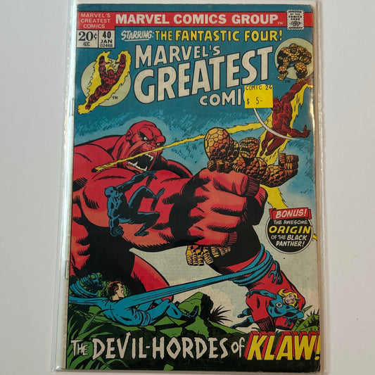 Marvel’s Greatest Comics #40