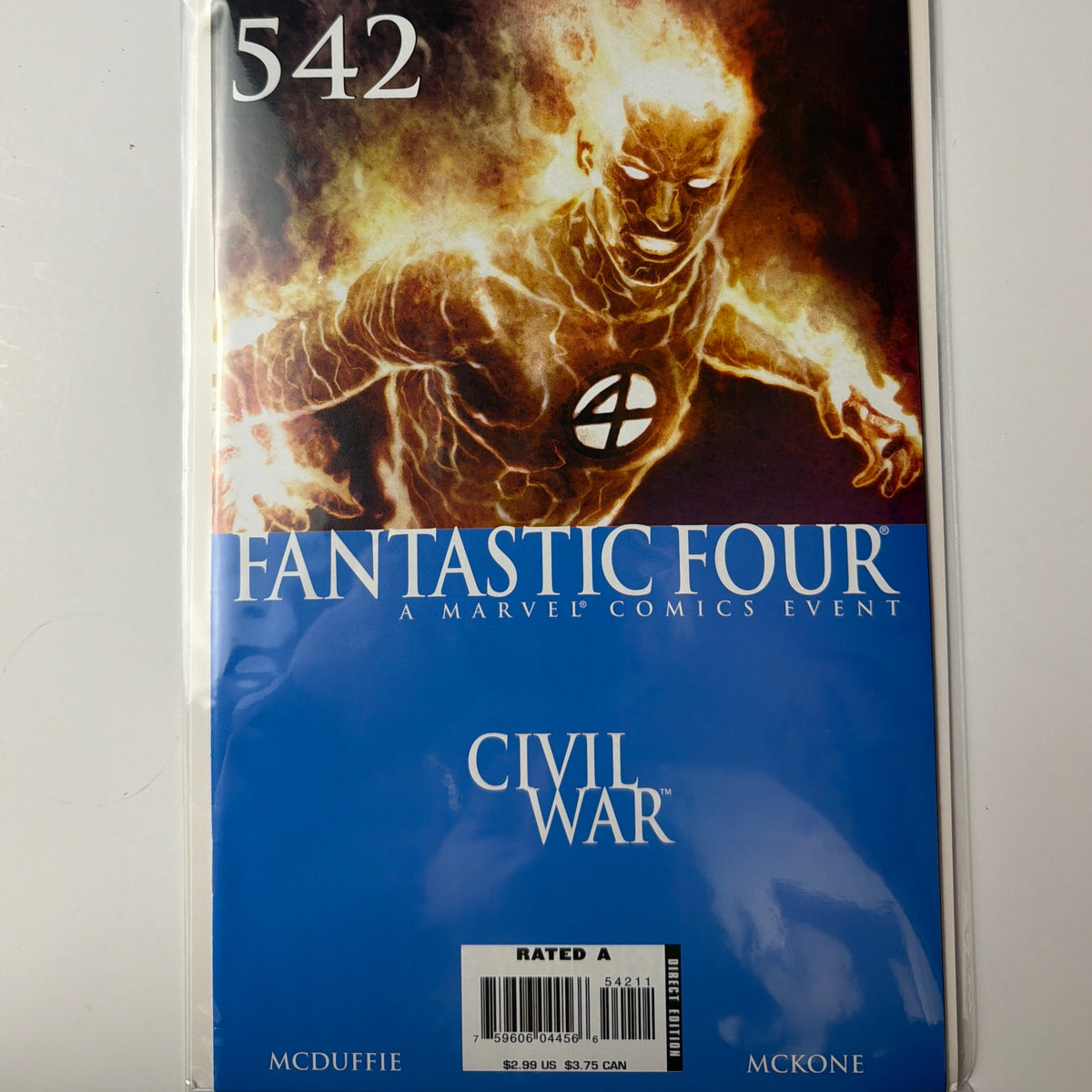 Fantastic Four A Marvel Comics Event Civil War #542