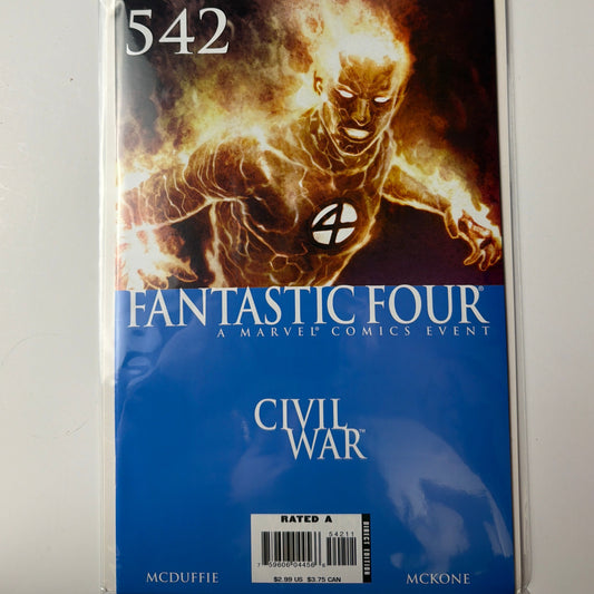 Fantastic Four A Marvel Comics Event Civil War #542