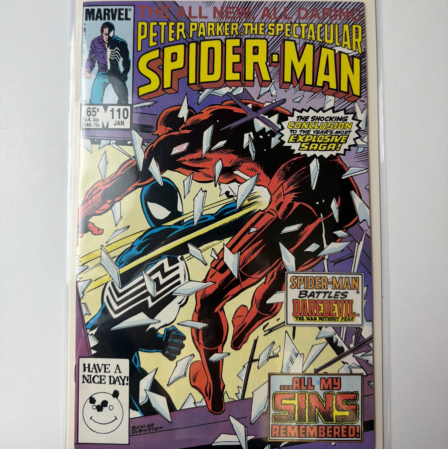 Peter Parker, The Spectacular Spider-Man #110