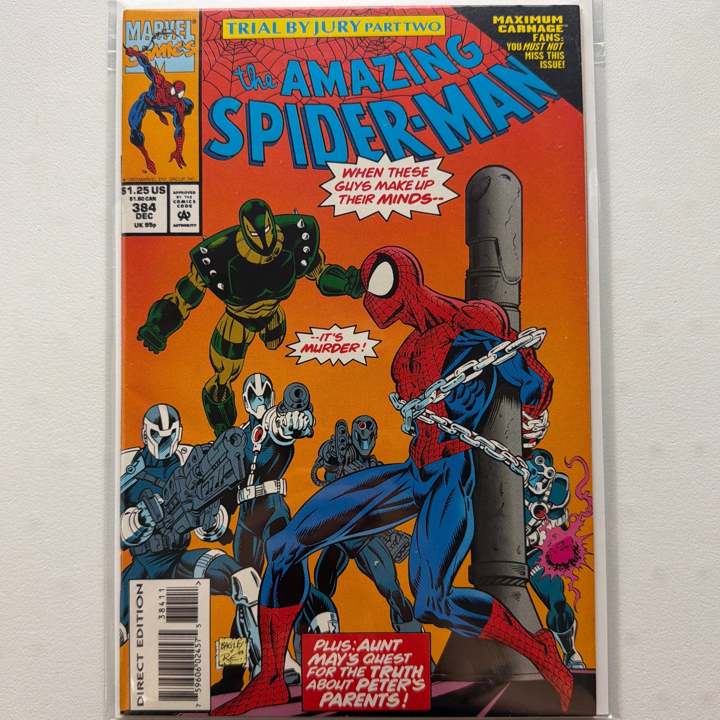 The Amazing Spider-Man #384 (NM-)