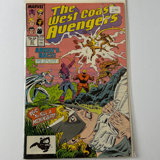 The west coast avengers #31