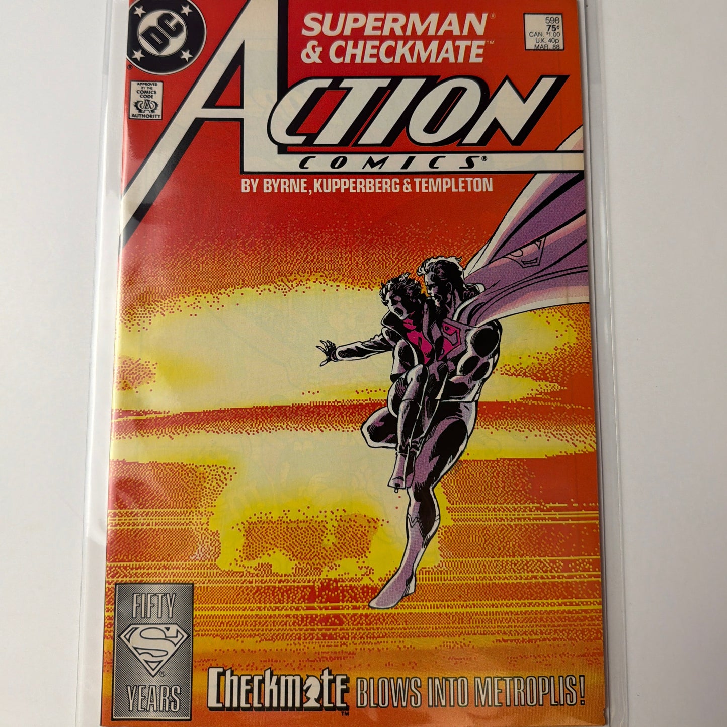 Superman and Checkmate Action Comics #598