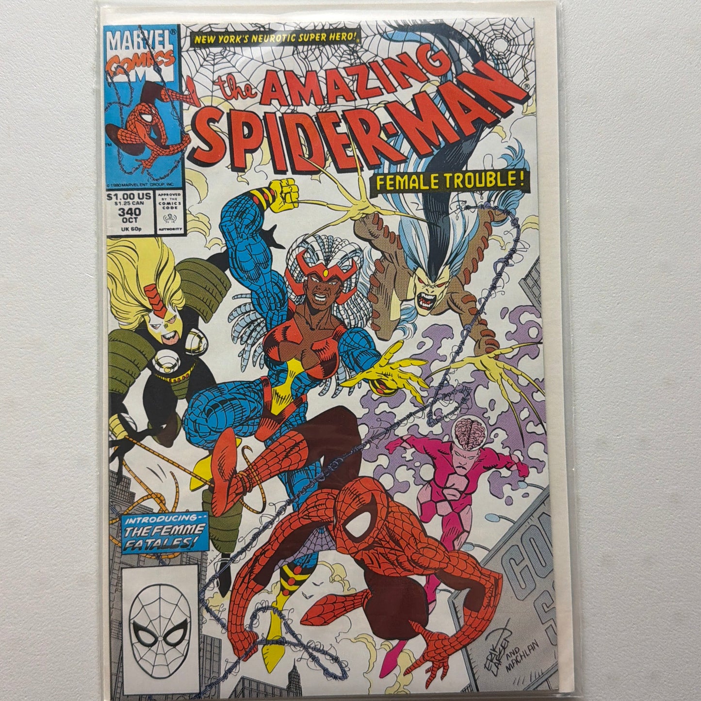 The Amazing Spider-Man #340 (NM-)