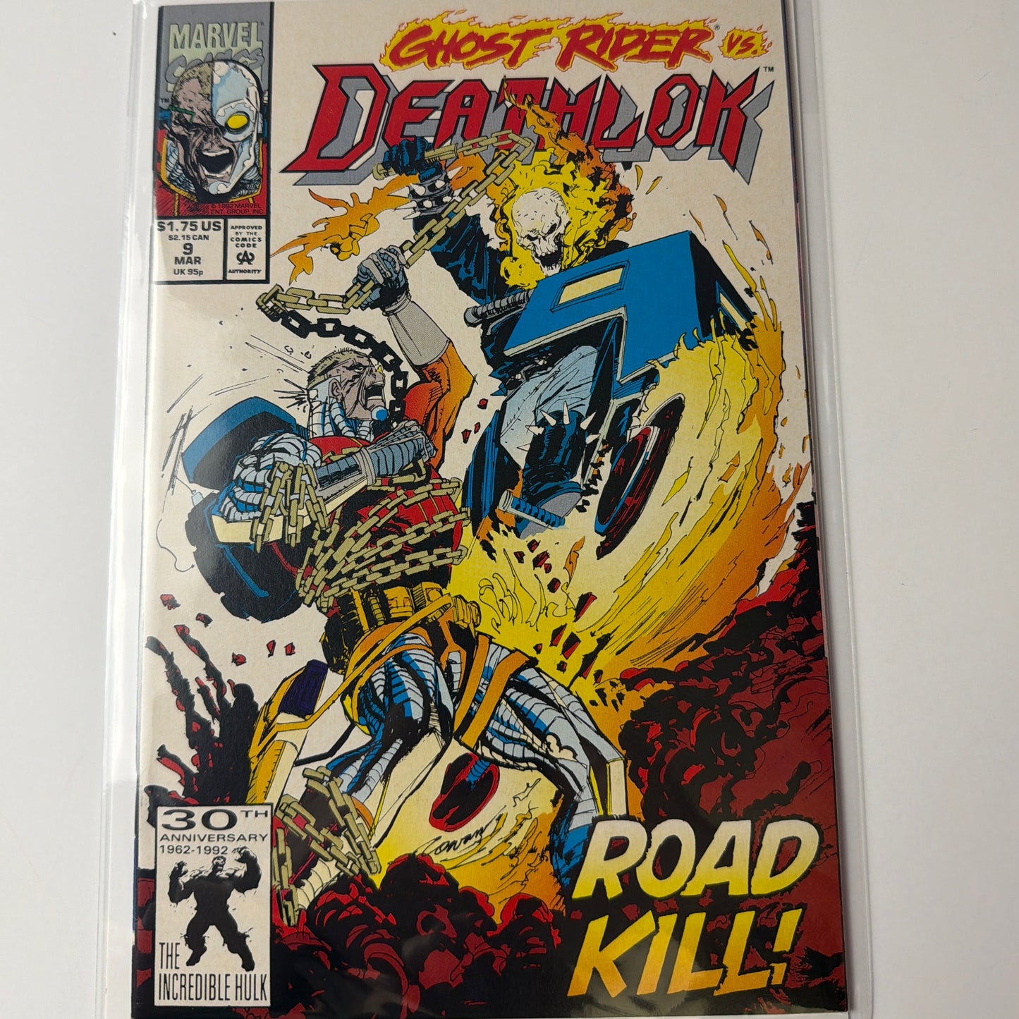 Ghost Rider vs. DeathLok #9