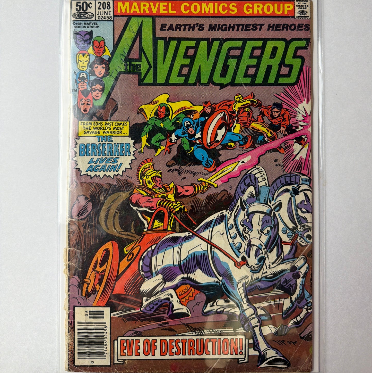 Earths Mightiest Heroes The Avengers #208