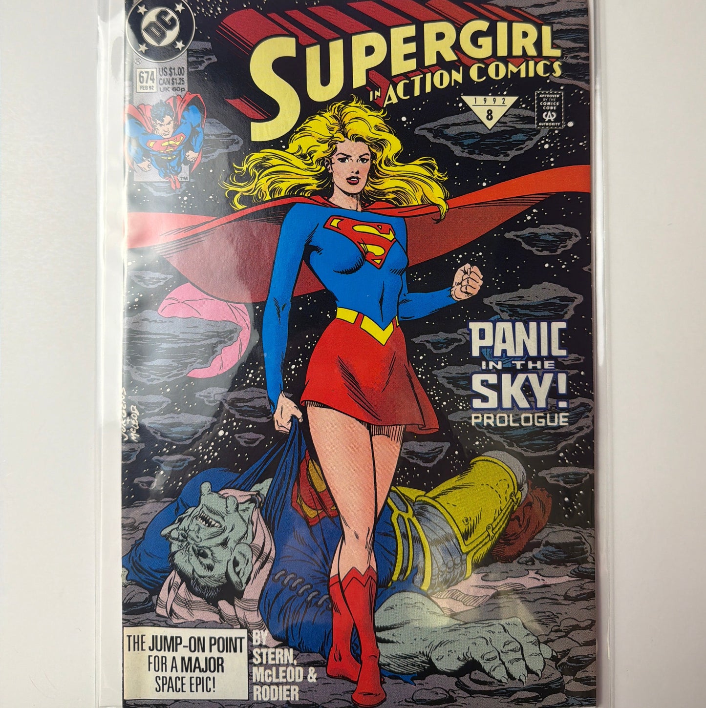 Supergirl in Action Comics #674