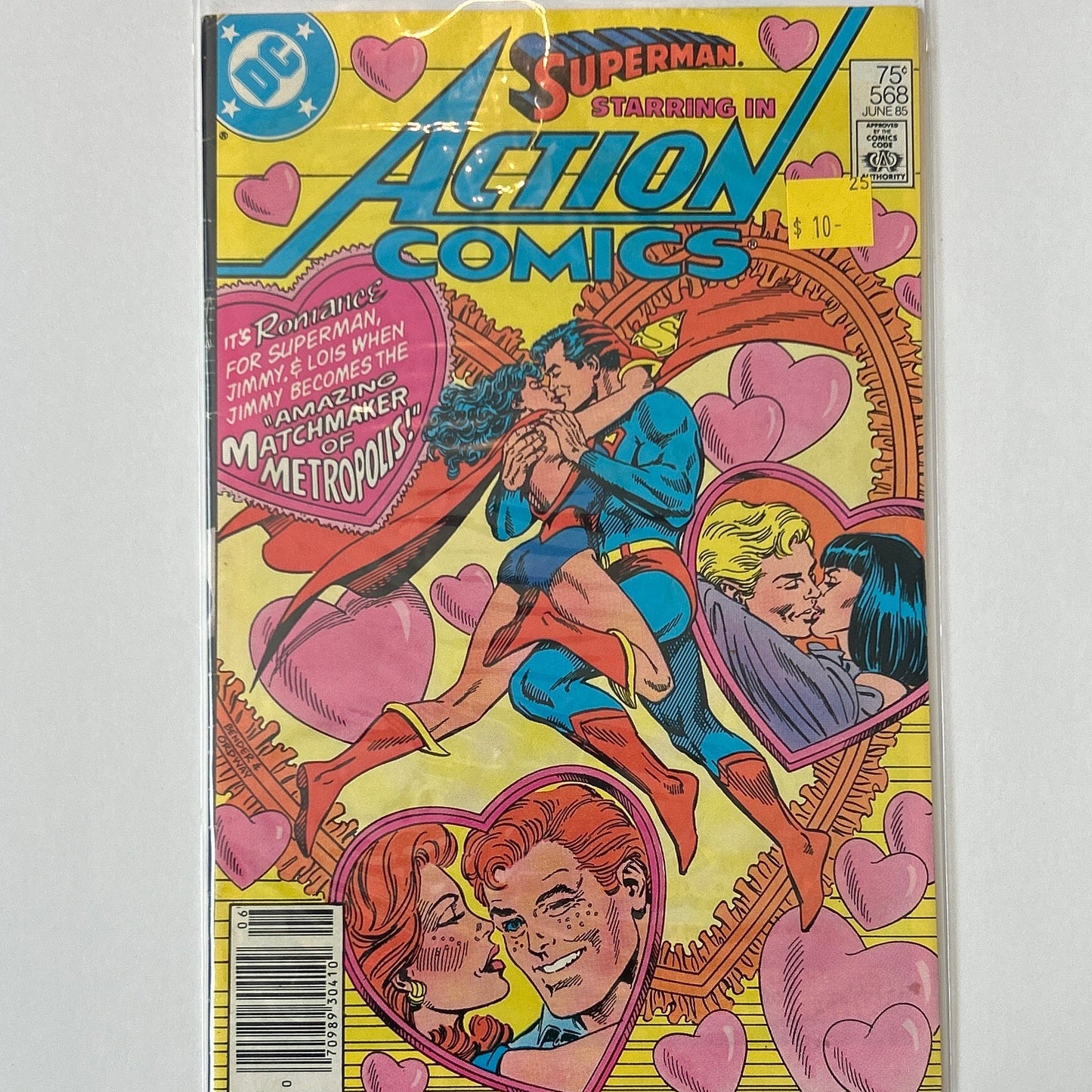 Superman Starring in Action Comics #568
