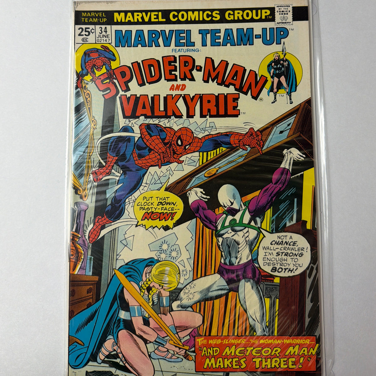 Marvel Team-Up Featuring Spider-Man and Valkyrie #34 (FN+)