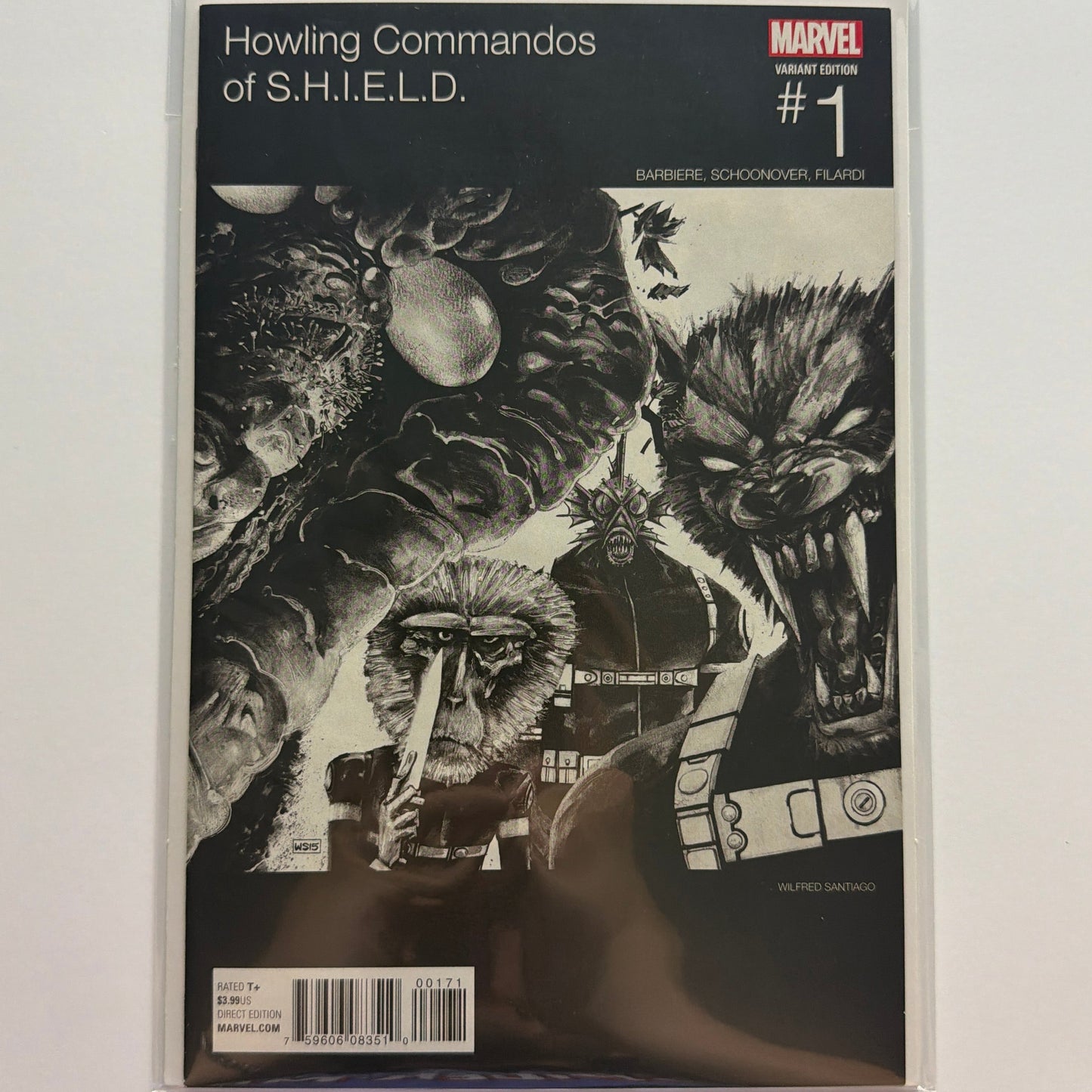 Howling Commandos of S.H.E.I.L.D. #1 HipPop Variant (NM-)