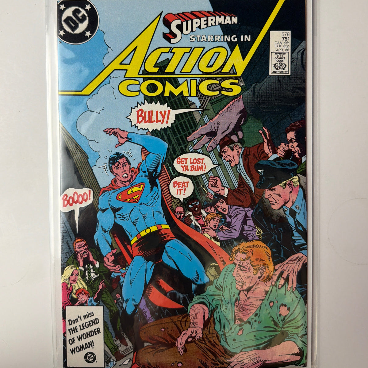 Superman Starring in Action Comics #578