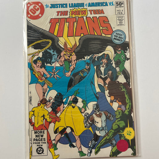 The Justice League of America vs The New Teen Titans #4