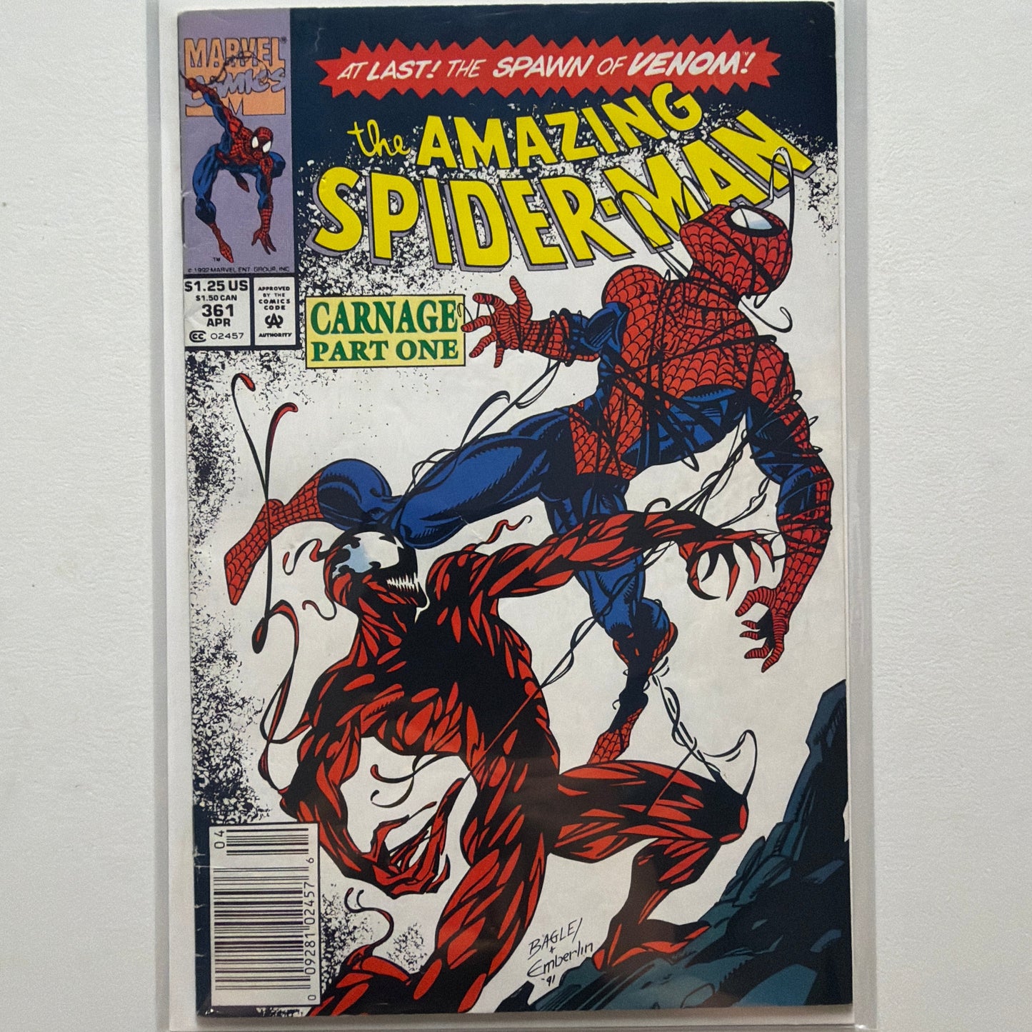 Amazing Spider-Man #361 (FN+)
