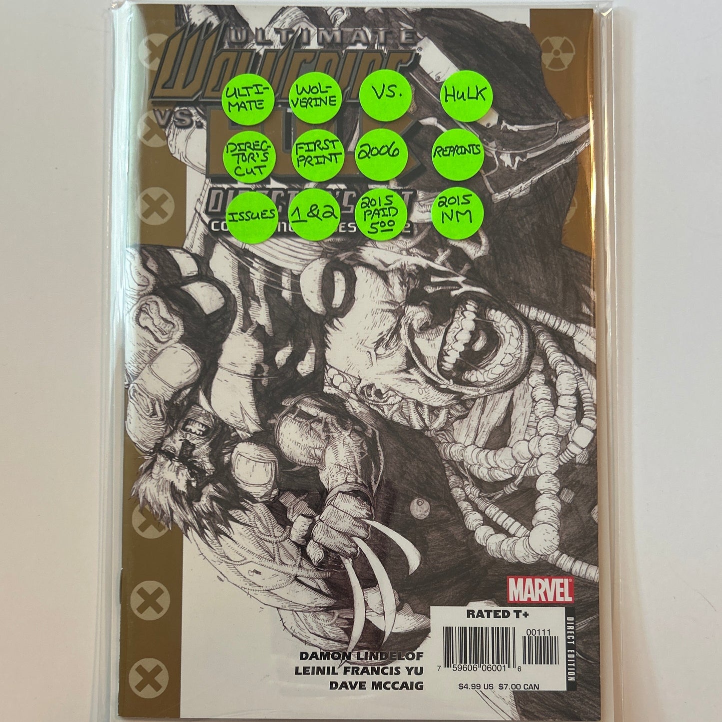 Ultimate Wolverine vs Hulk #1