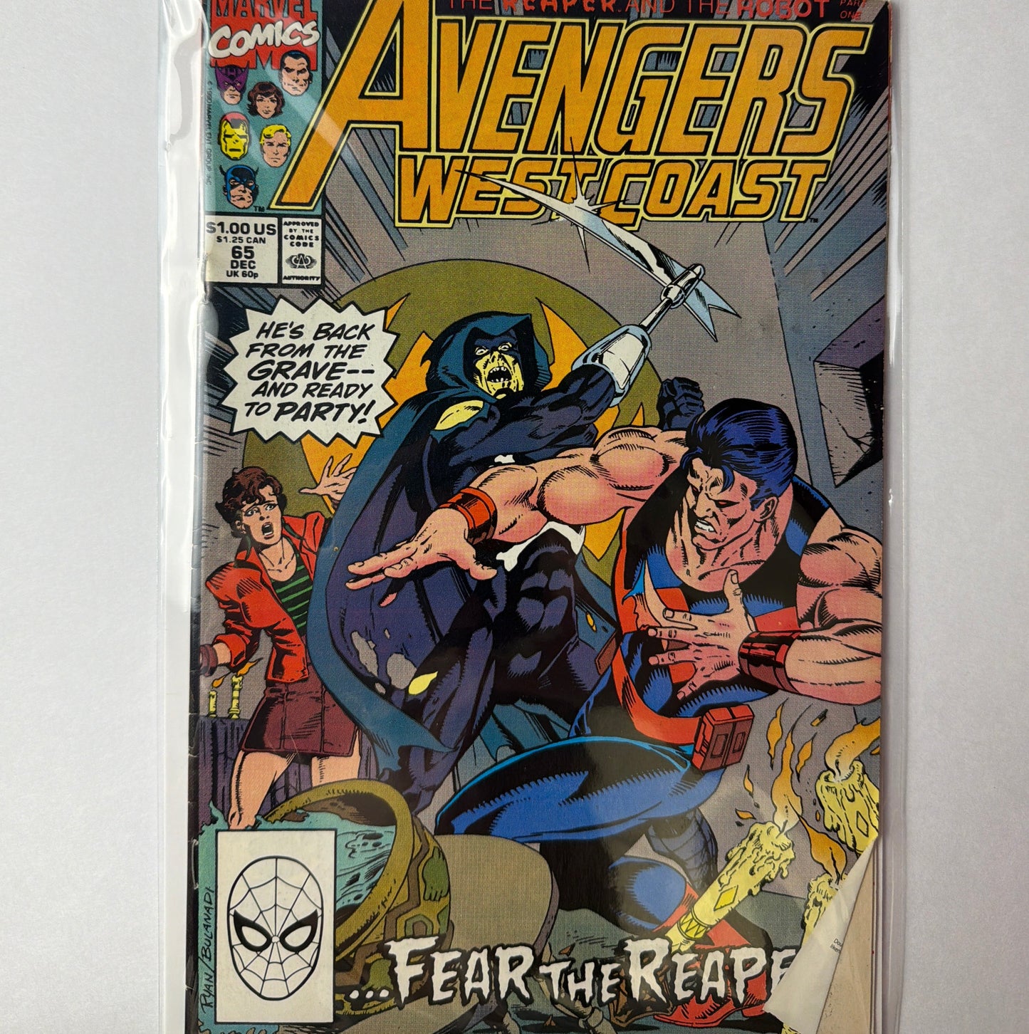Avengers West Coast #65