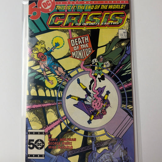 Crisis on Infinite Earths #4