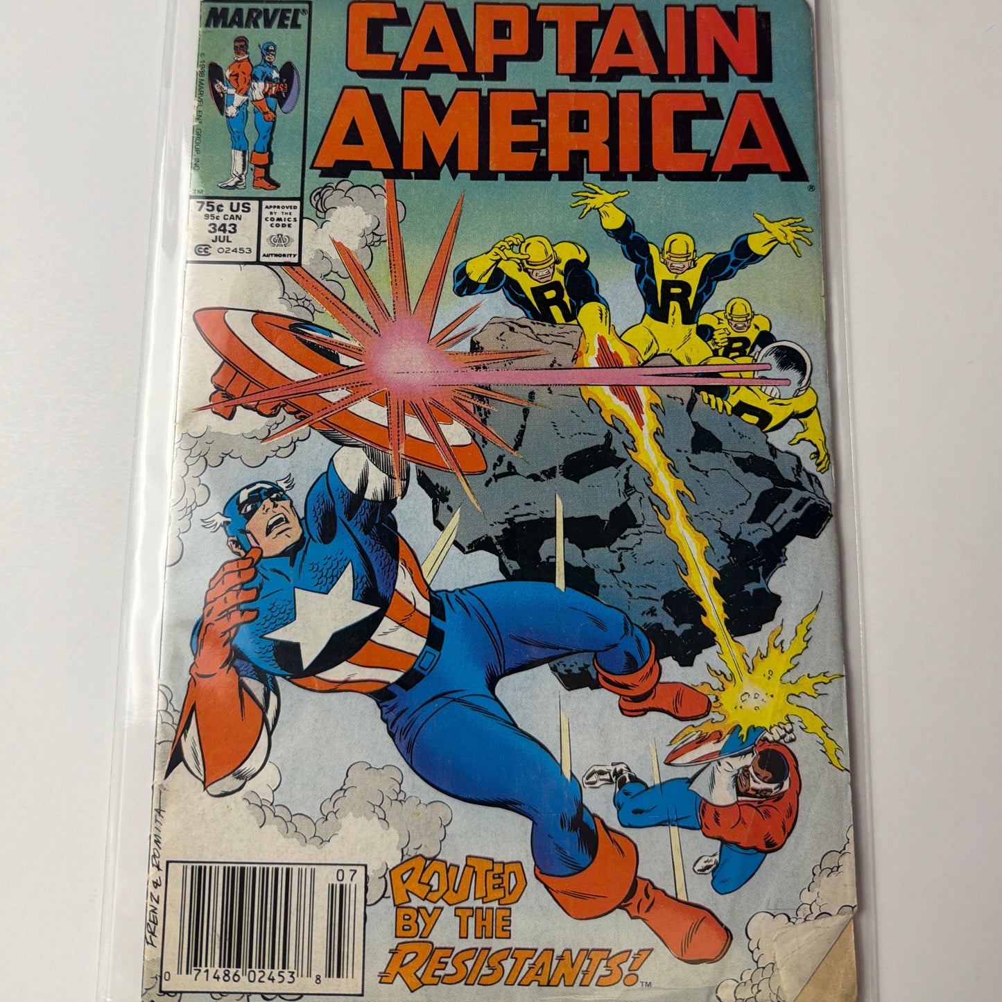 Captain America #343