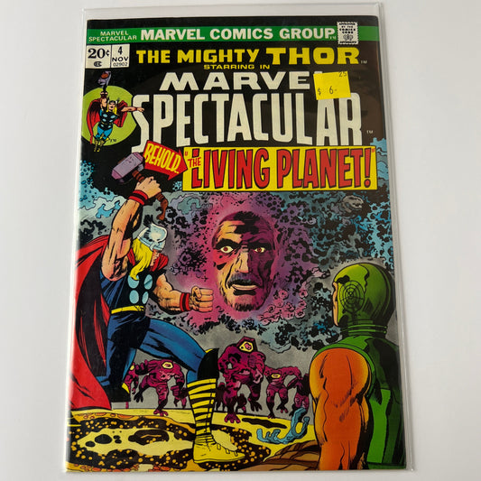 The mighty Thor starring in marvel spectacular #4
