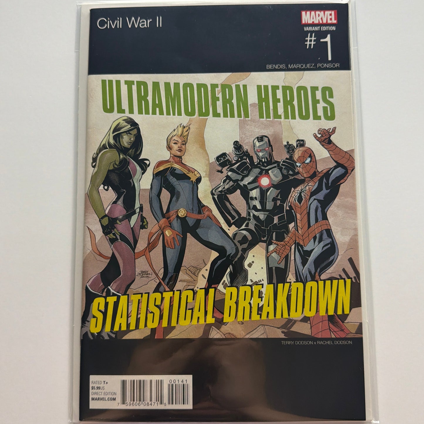 Civil War II #1 HipPop Variant (NM-)