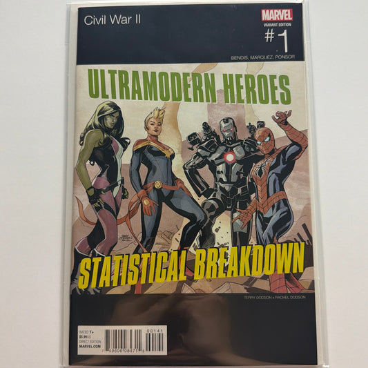Civil War II #1 HipPop Variant (NM-)