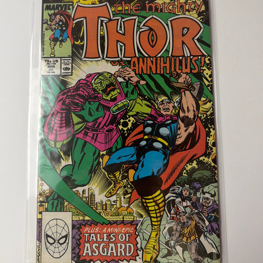 The Mighty Thor vs. Annihilus #405