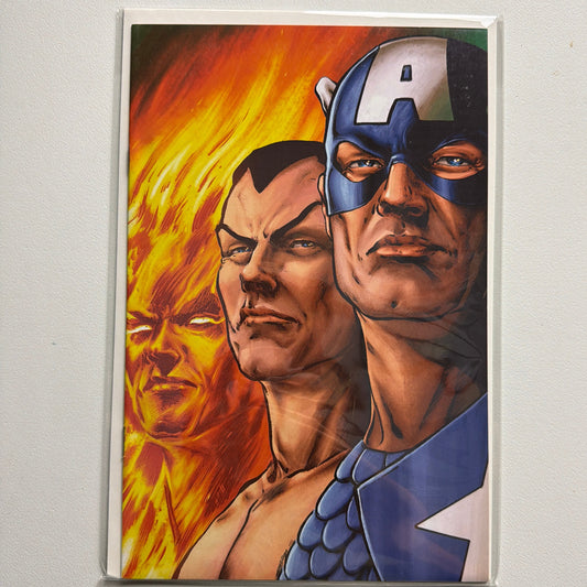 The Marvels Project #1 Torch Namor Cap Virgin Variant