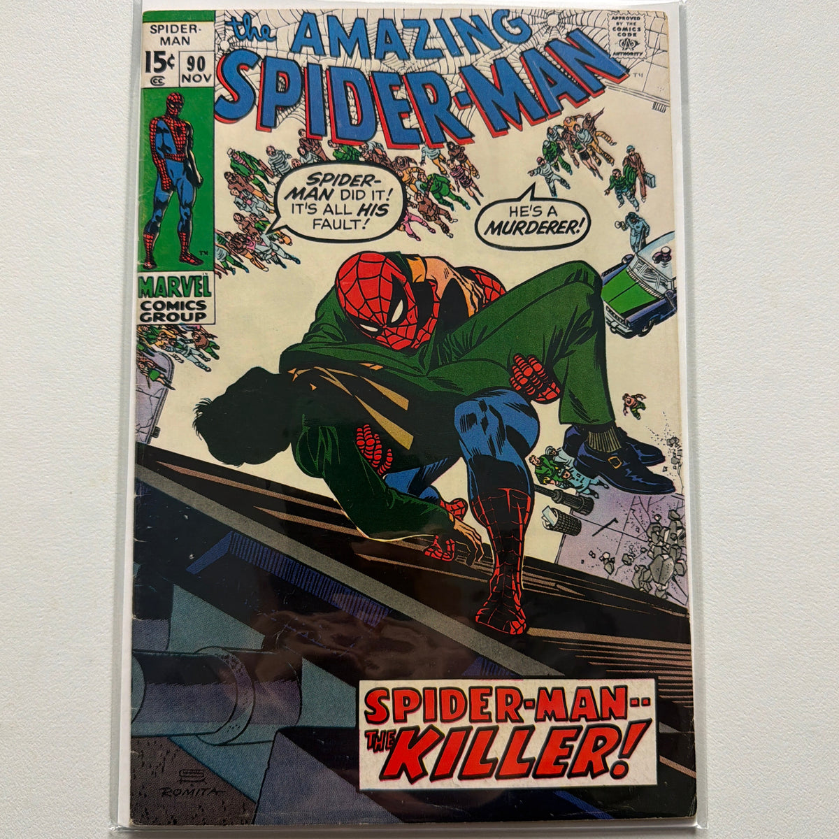Amazing Spider-Man #90 (FN-)