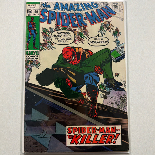 Amazing Spider-Man #90 (FN-)