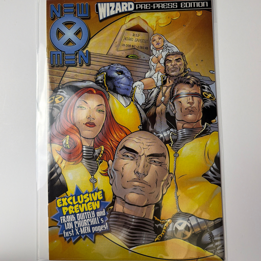 New X-Men Wizard Pre-Press Edition
