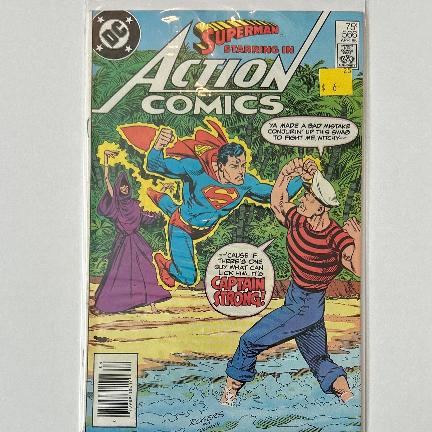 Superman Starring in Action Comics #566