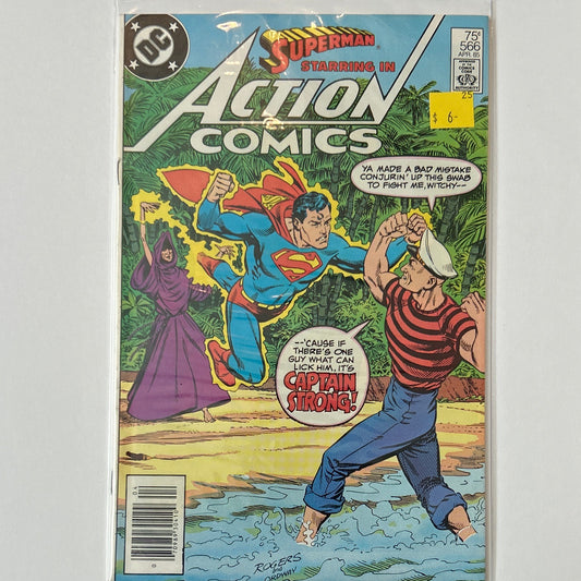 Superman Starring in Action Comics #566