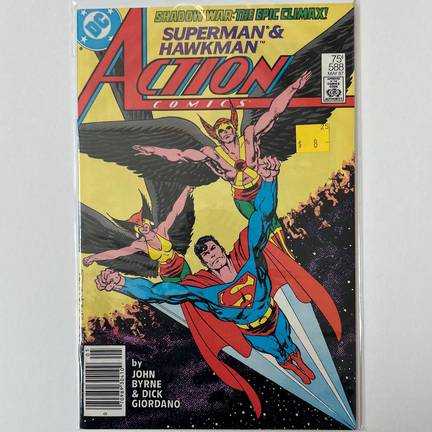 Superman & Hawkman Action Comics #588