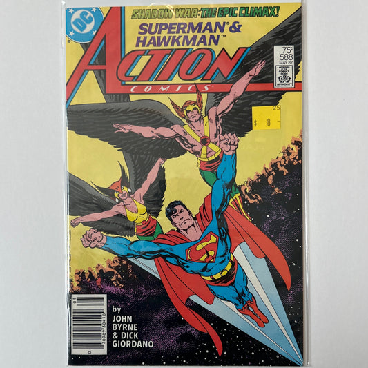 Superman & Hawkman Action Comics #588