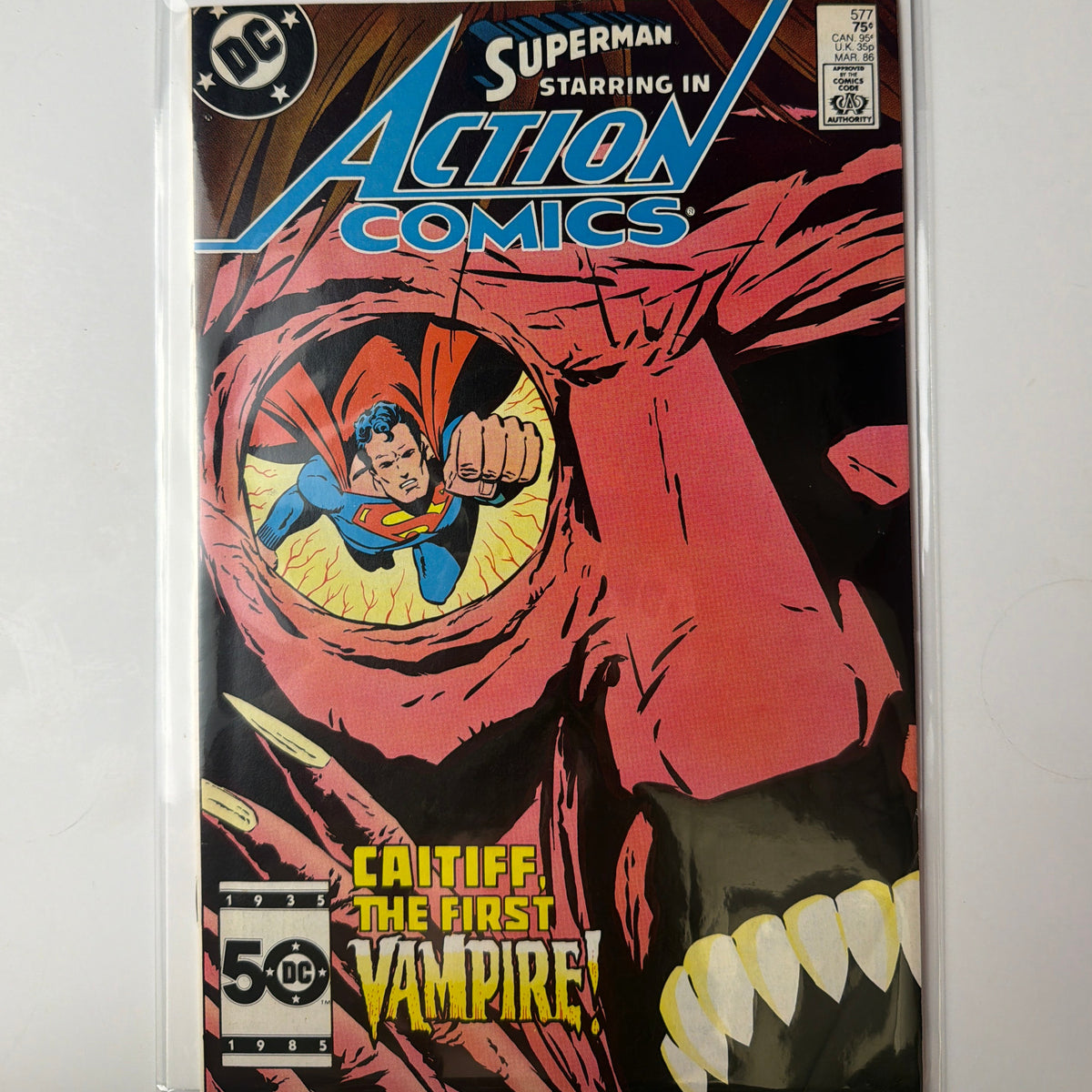 Superman Starring in Action Comics #577