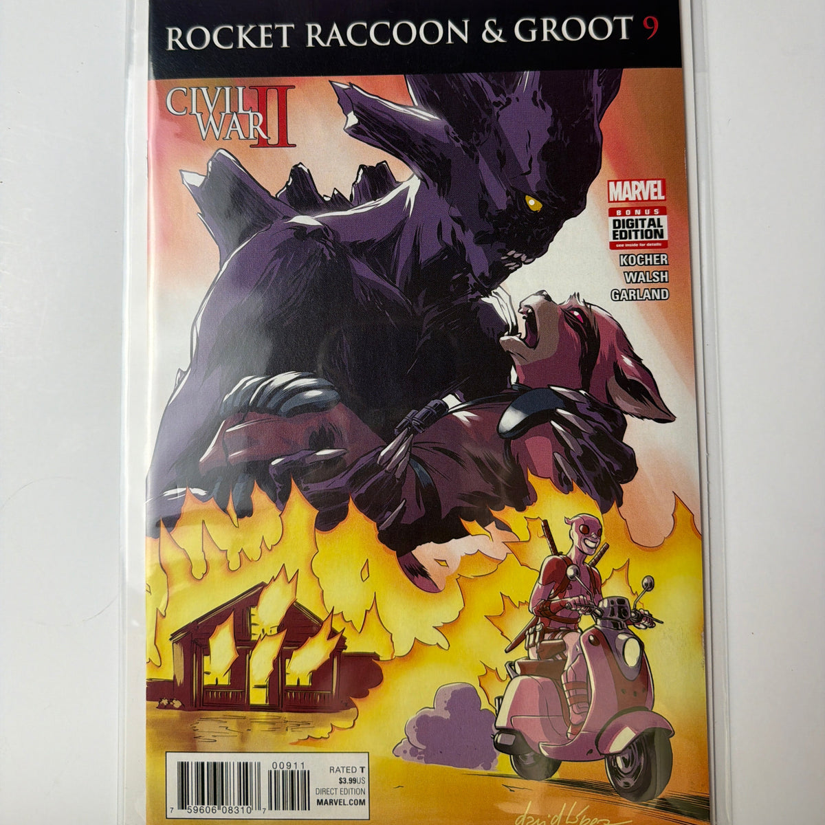 Rocket Raccoon & Groot Civil War II #9