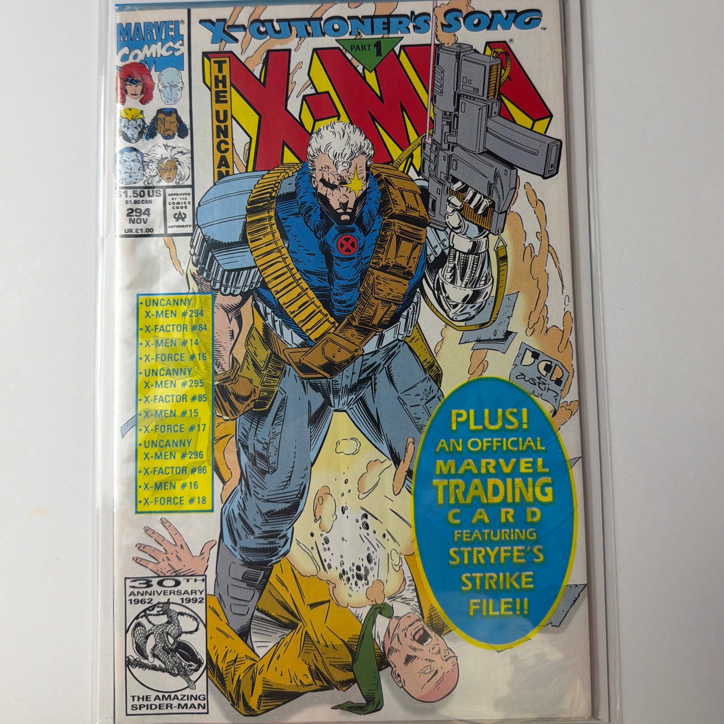 The Uncanny X-Men: X-cutioners Song #294