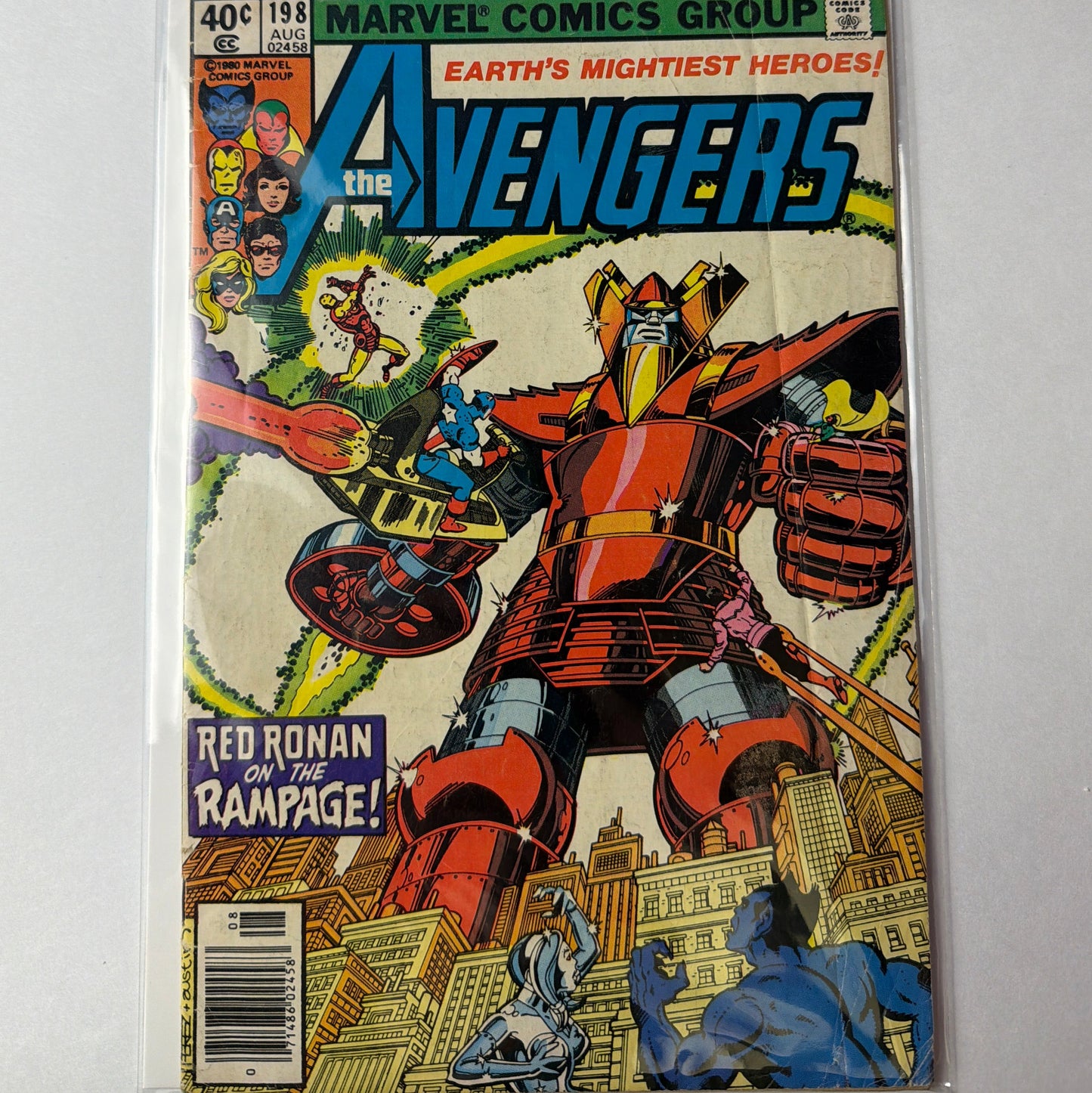 Earths Mightiest Heroes The Avengers #198