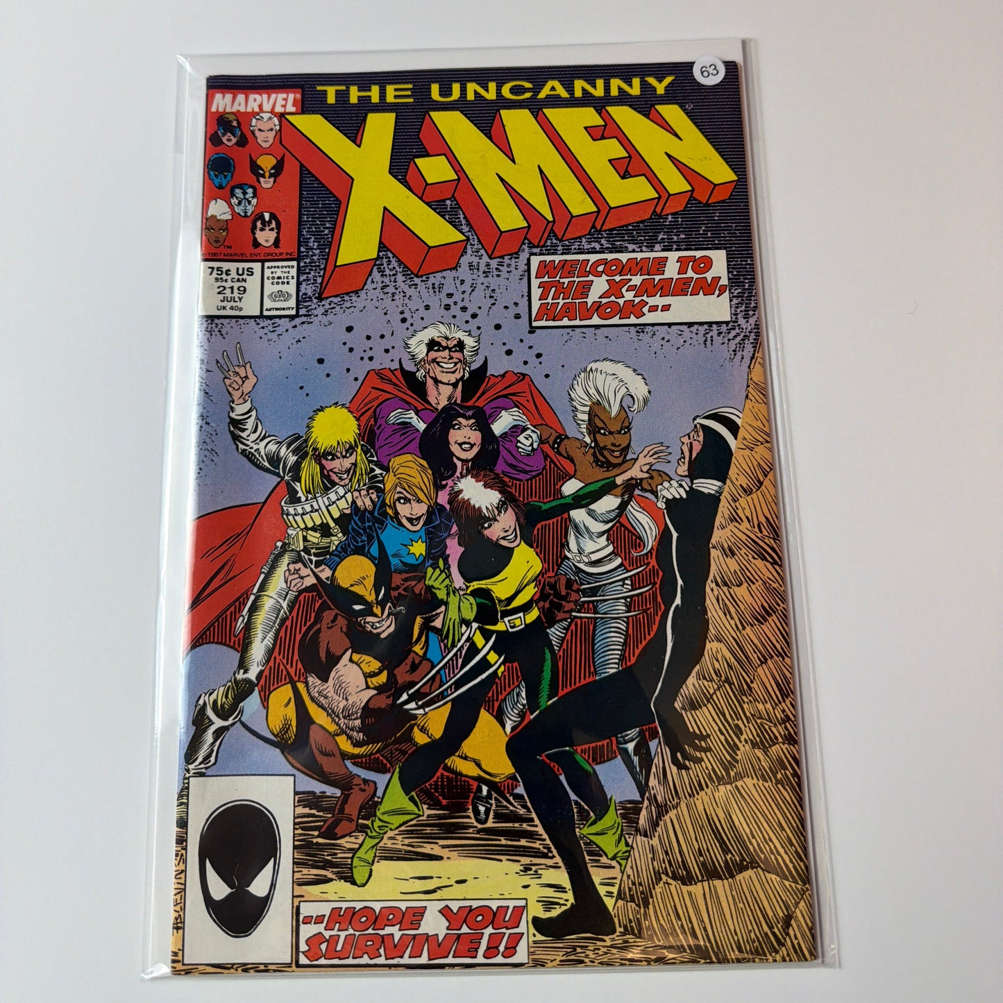 Uncanny X men #219