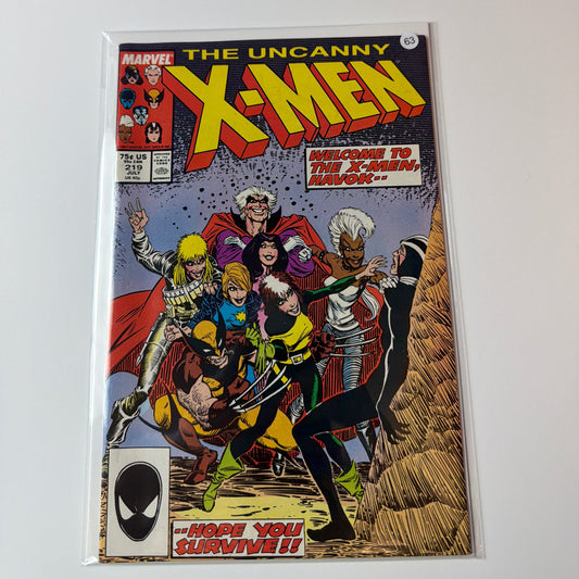 Uncanny X men #219